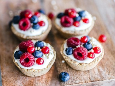 Mini Fruit-topped Tartlets