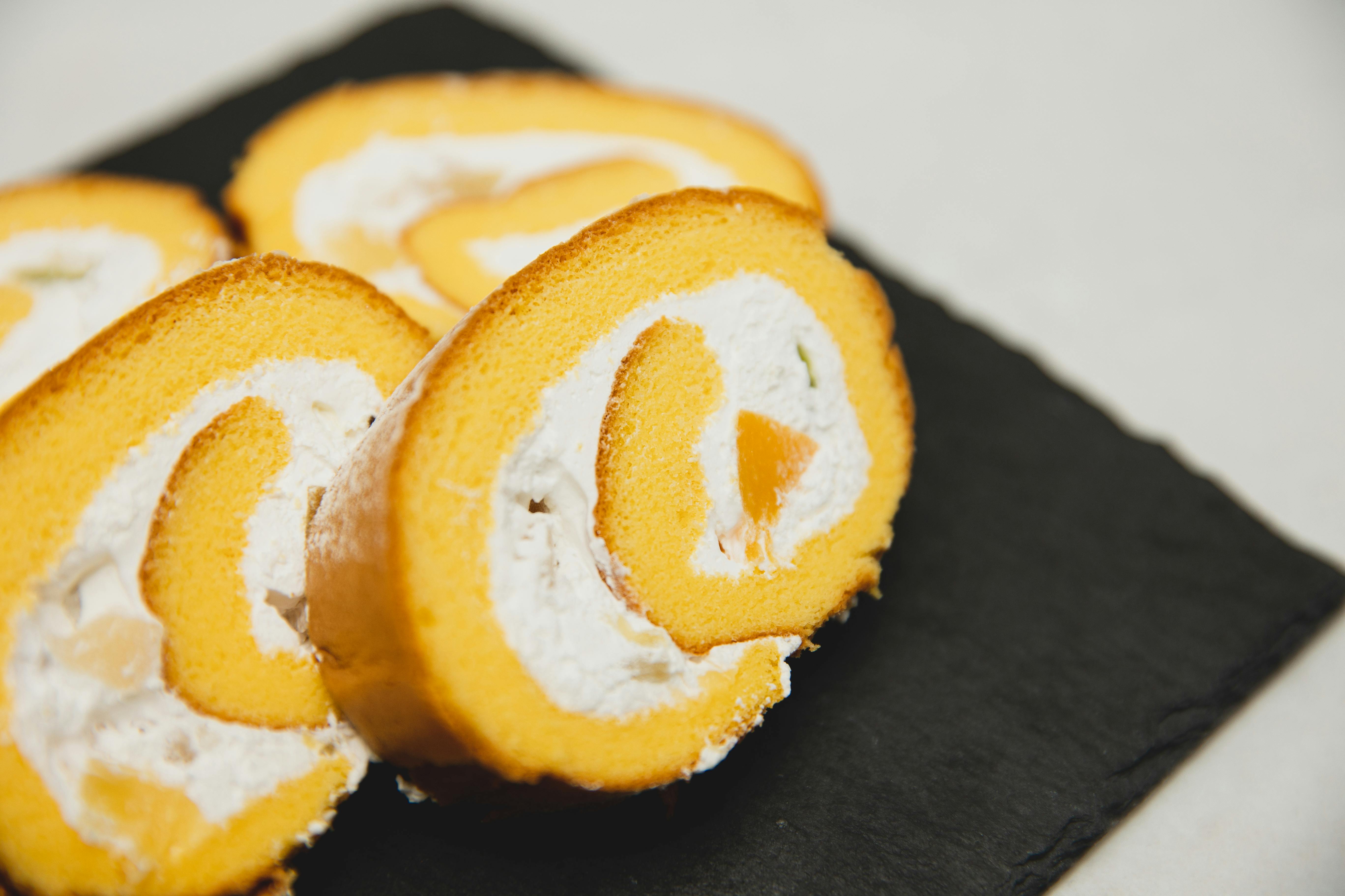Golden Sponge Swiss Roll