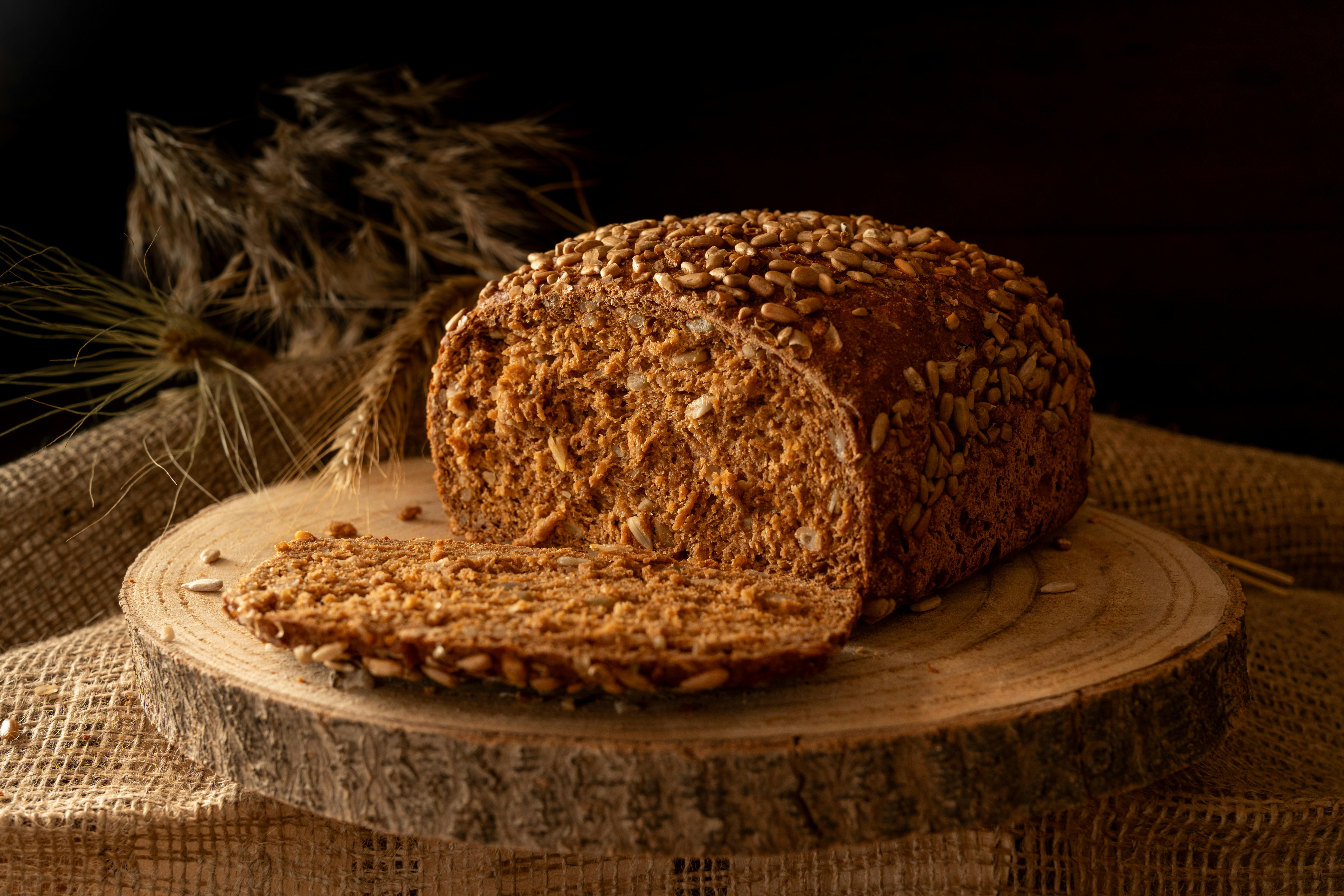 Seed-topped Brown Bread